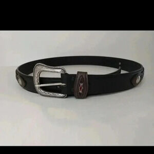 Sahara safari genuine leather mens belt